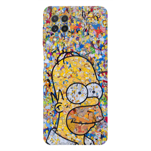 Samsung A22 4G Simpsons Transparent Silicone TPU Θήκη
