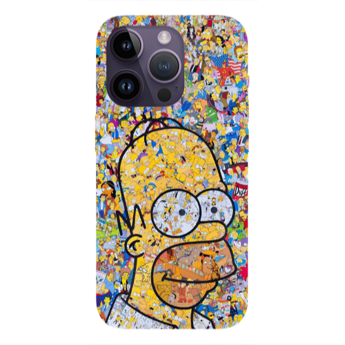 Apple iPhone 14 Pro  Simpsons Transparent Silicone TPU Θήκη