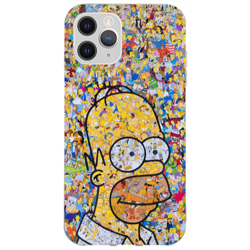 Apple iPhone 13 Pro Simpsons Transparent Silicone TPU Θήκη