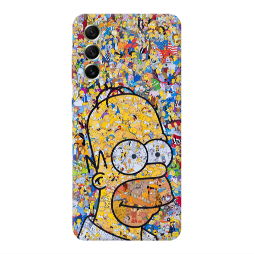 Samsung S21 PLUS Simpsons Transparent Silicone TPU Θήκη