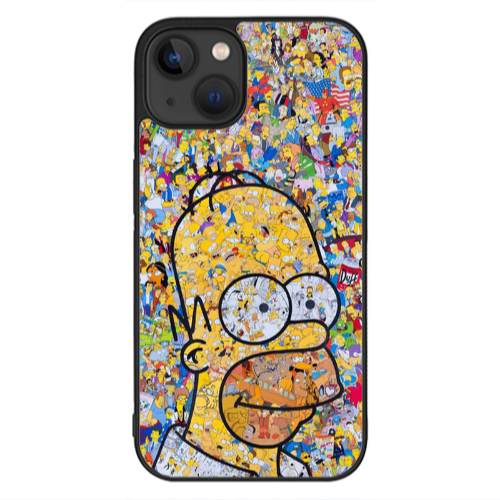 Apple iPhone 13 Mini Simpsons Black Glossy Θήκη