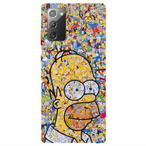 Samsung Note 20 Simpsons Transparent Silicone TPU Θήκη