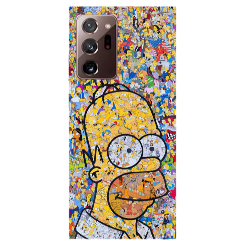 Samsung Note 20 Ultra Simpsons Transparent Silicone TPU Θήκη