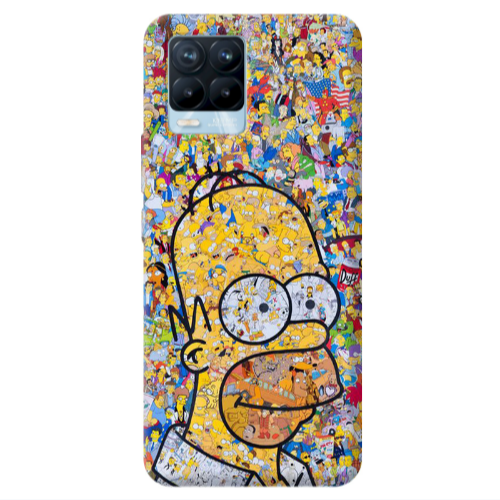 Realme 8 Pro Simpsons Transparent Silicone TPU Θήκη