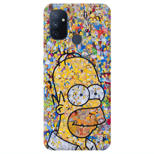 Oneplus Nord 100 Simpsons Transparent Silicone TPU Θήκη