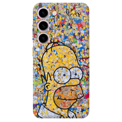 Samsung S23 Plus Simpsons Transparent Silicone TPU Θήκη