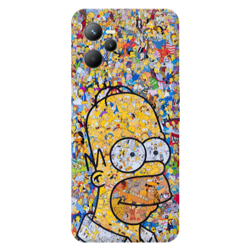 Realme C35 Simpsons Transparent Silicone TPU Θήκη