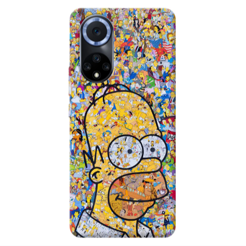 Huawei Nova 9 Simpsons Transparent Silicone TPU Θήκη