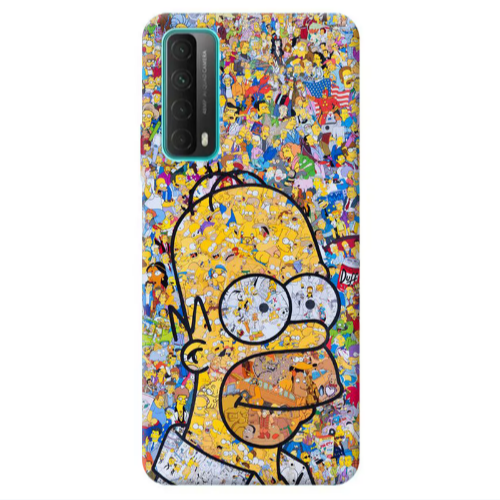 Huawei P Smart 2021 Simpsons Transparent Silicone TPU Θήκη