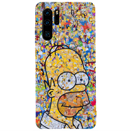 Huawei P30 Pro Simpsons Transparent Silicone TPU Θήκη