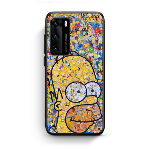 Huawei P40 Simpsons Black Glossy Θήκη