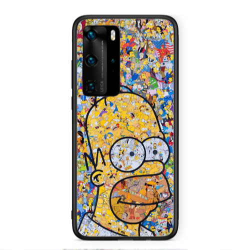 Huawei P40 Pro Simpsons Black Glossy Θήκη