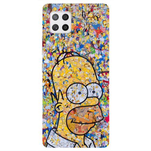 Samsung A42 5G Simpsons Transparent Silicone TPU Θήκη