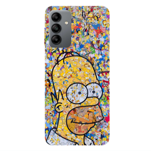 Samsung A13 5G Simpsons Transparent Silicone TPU Θήκη
