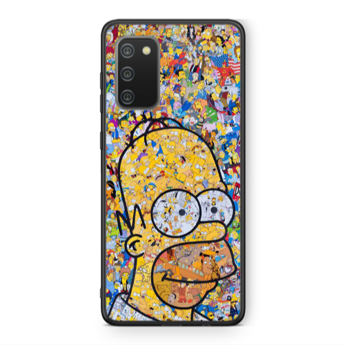 Samsung A02s Simpsons Black Glossy Θήκη