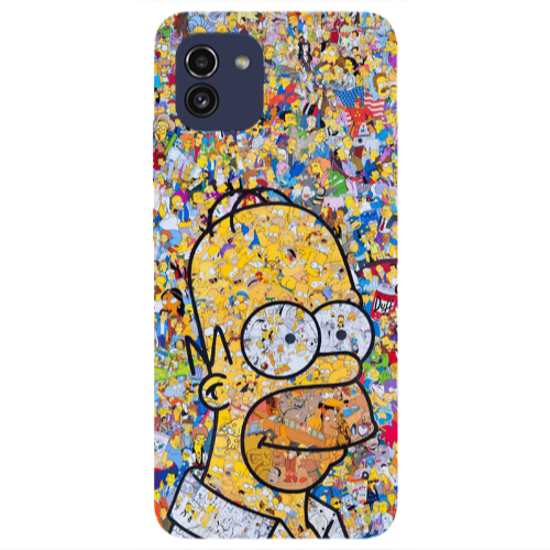 Samsung A03 Simpsons Transparent Silicone TPU Θήκη