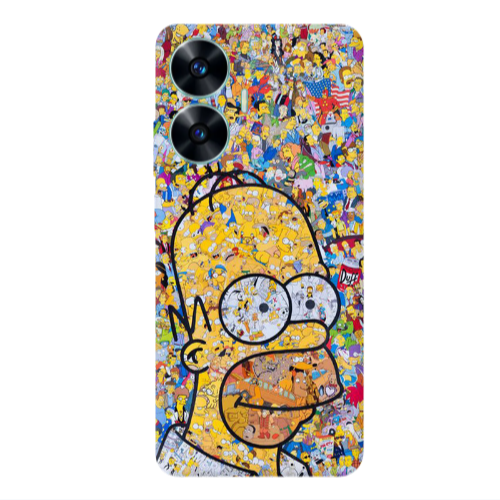Realme C55 Simpsons Transparent Silicone TPU Θήκη