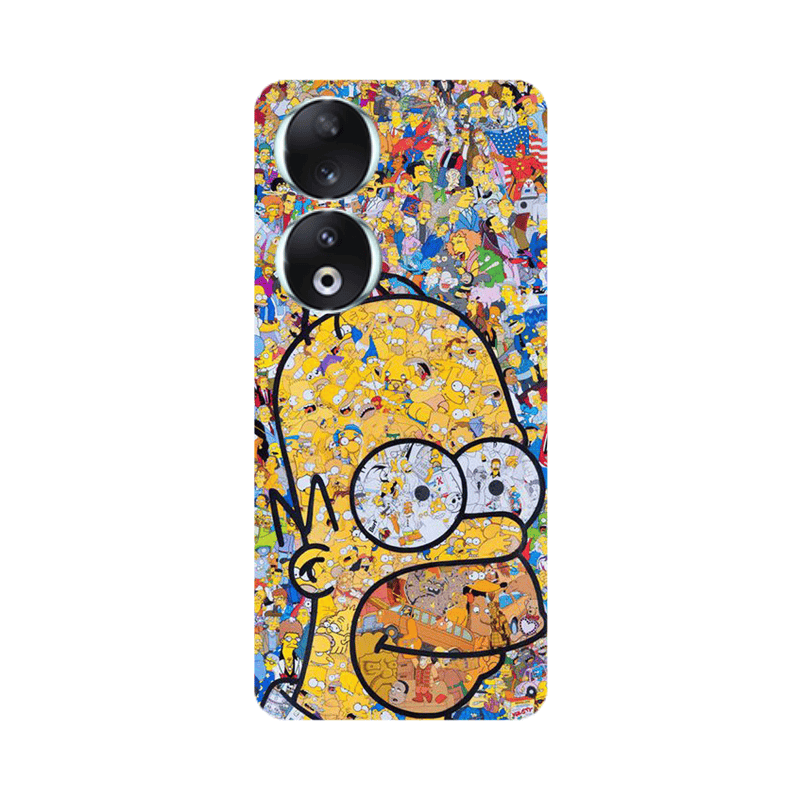 Honor 90 5G Simpsons Transparent Silicone TPU Θήκη