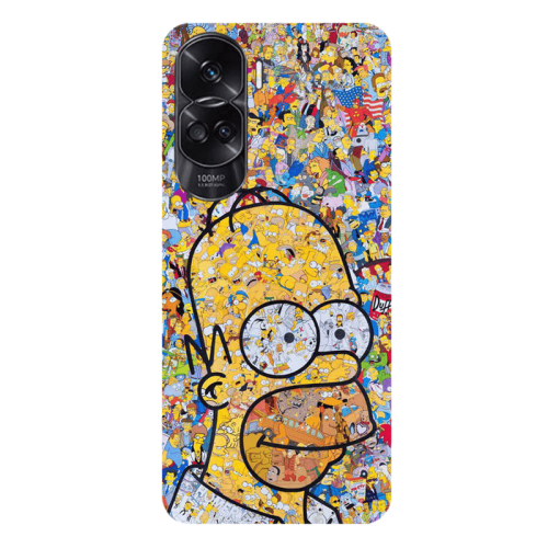 Honor 90 Lite 5G Simpsons Transparent Silicone TPU Θήκη