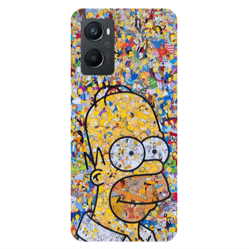 Oppo A 96 Simpsons Transparent Silicone TPU Θήκη