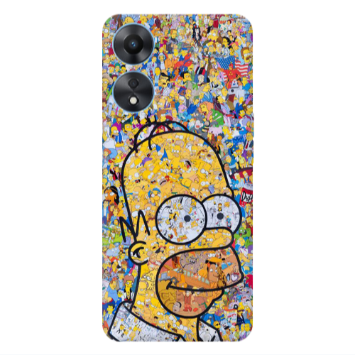Oppo A 98 Simpsons Transparent Silicone TPU Θήκη