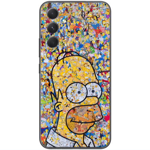 Samsung Galaxy A25 Simpsons Transparent Silicone TPU Θήκη