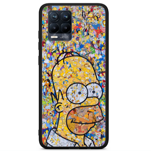 Realme 8 i Simpsons Black Glossy Θήκη