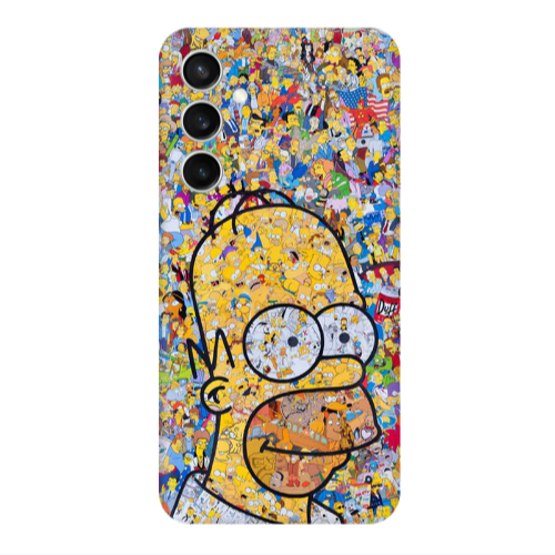 Samsung S24 Simpsons Transparent Silicone TPU Θήκη