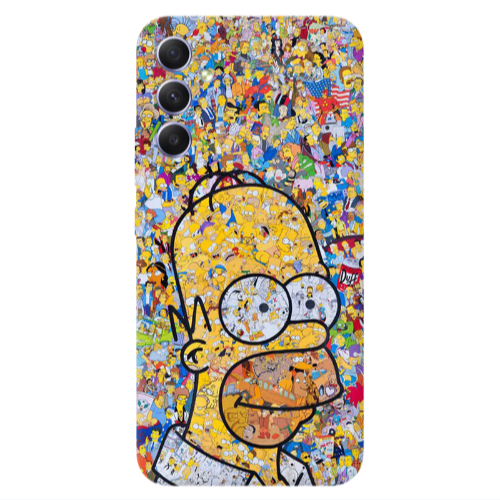Samsung A25 Simpsons Transparent Silicone TPU Θήκη