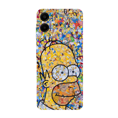 Samsung A06 Simpsons Transparent Silicone TPU Θήκη