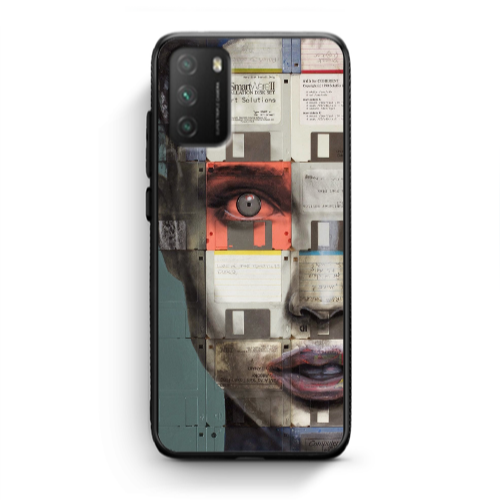Xiaomi Poco M3 Electra Black Glossy Θήκη
