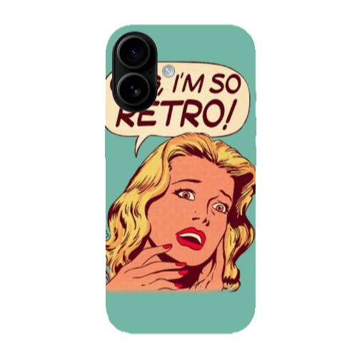 Apple Iphone 16 plus Im so retro Transparent Silicone TPU Θήκη