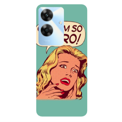 Realme Note 60 Im so retro Transparent Silicone TPU Θήκη