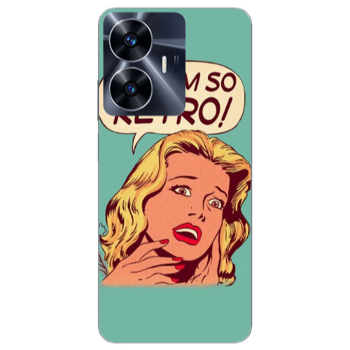Realme Note 50 Im so retro Transparent Silicone TPU Θήκη