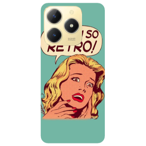 Realme C61 Im so retro Transparent Silicone TPU Θήκη