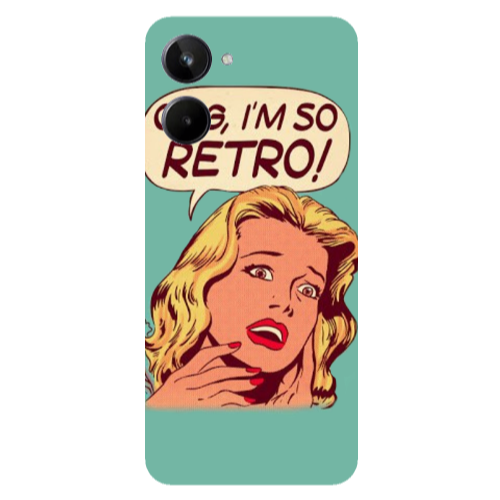 Realme 10 Im so retro Transparent Silicone TPU Θήκη