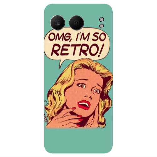 Oneplus Nord 4 Im so retro Transparent Silicone TPU Θήκη