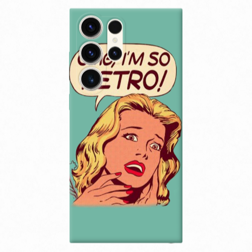 Samsung S25 Ultra Im so retro Transparent Silicone TPU Θήκη