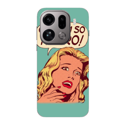 Oppo Find X9 Pro Im so retro Transparent Silicone TPU Θήκη