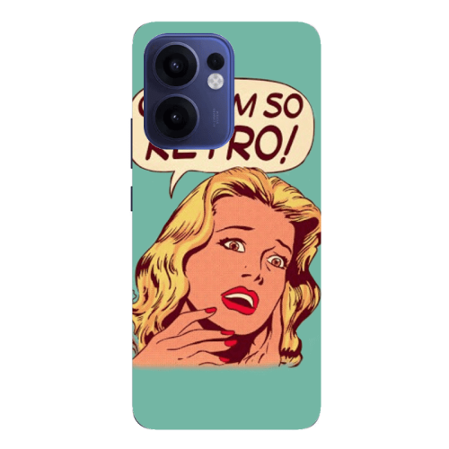 Oppo Reno13 FS Im so retro Transparent Silicone TPU Θήκη