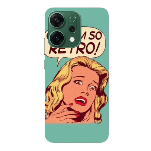 Oppo RENO 14 Im so retro Transparent Silicone TPU Θήκη