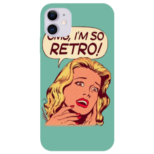 Apple iPhone 11  Im so retro Transparent Silicone TPU Θήκη