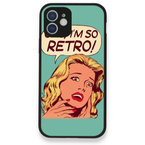Apple iPhone 12 Im so retro Black Glossy Θήκη