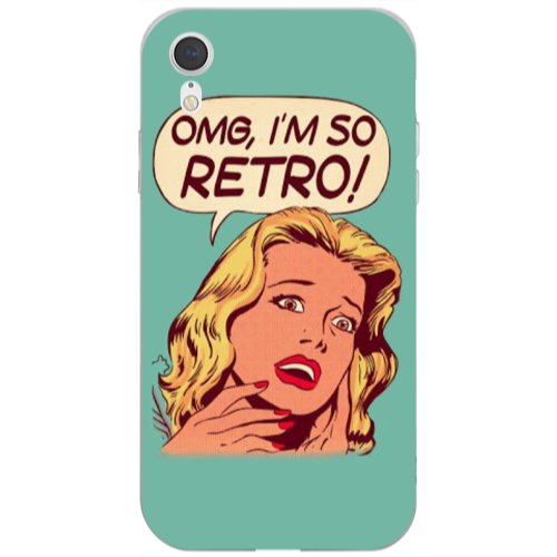 Apple iPhone Xr Im so retro Transparent Silicone TPU Θήκη