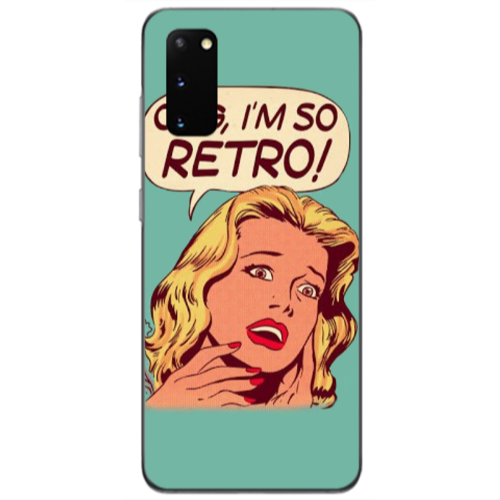 Samsung S20 Im so retro Transparent Silicone TPU Θήκη