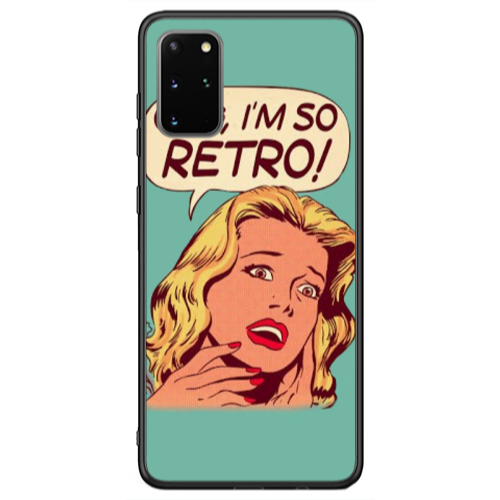 Samsung S20 Im so retro Black Glossy Θήκη