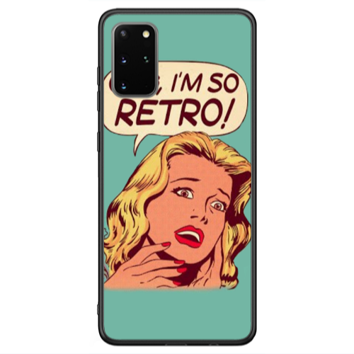 Samsung S20 FE Im so retro Black Glossy Θήκη