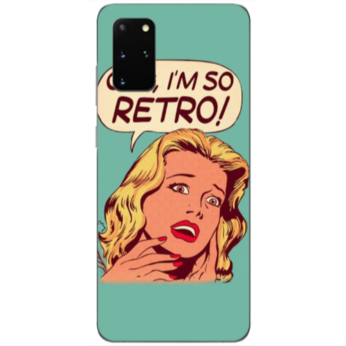 Samsung S20 Plus Im so retro Transparent Silicone TPU Θήκη
