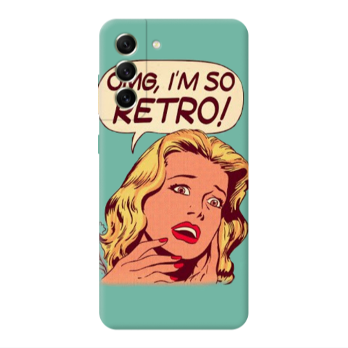 Samsung S21 Im so retro Transparent Silicone TPU Θήκη