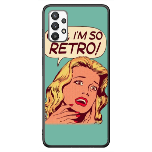 Samsung A13 4G Im so retro Black Glossy Θήκη